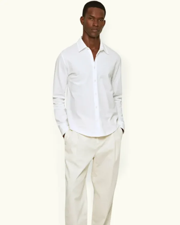 Orlebar Brown Shirts | Suits & Tailoring | Giles Pique
