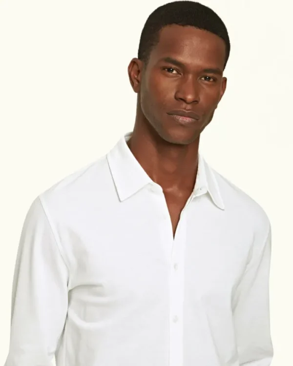 Orlebar Brown Shirts | Suits & Tailoring | Giles Pique