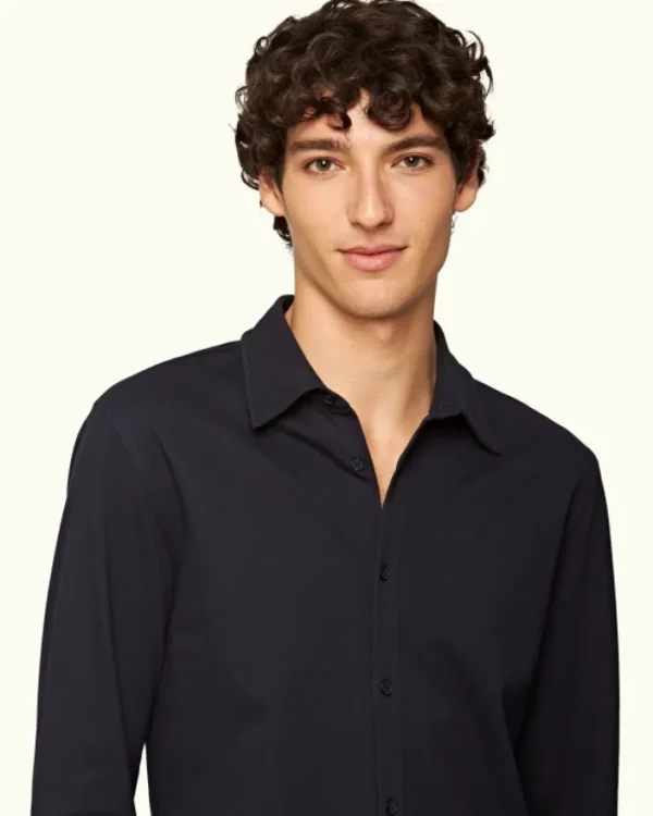 Orlebar Brown Shirts | Suits & Tailoring | Giles Pique